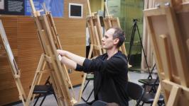 Мастер-классы и световое шоу порадовали гостей тюменской библиотеки в &ldquo;Ночь искусств&rdquo;