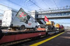 12 машин отправили из Тюмени в зону СВО