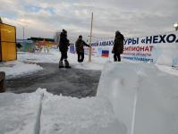 Тюменская база моржей "Озеро чемпионов"  на 80 процентов готова к Крещенским купаниям