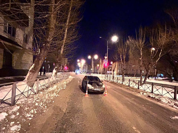 Школьница попала под колеса иномарки на улице Рижской в Тюмени 