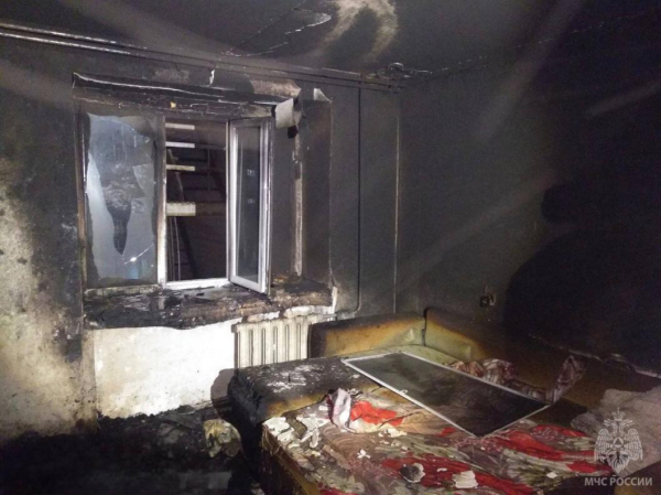 Трех человек спасли из пожара в Тюмени