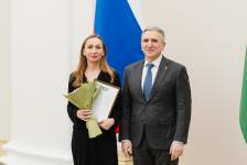 Губернатор Тюменской области отметил благодарностями журналистов "Тюменской линии" Губернатор Тюменской области отметил благодарностями журналистов "Тюменской линии"