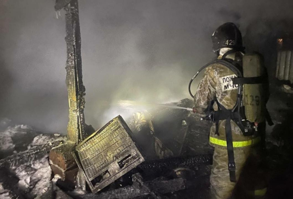 Один человек погиб на пожаре в частном доме в Тобольском районе