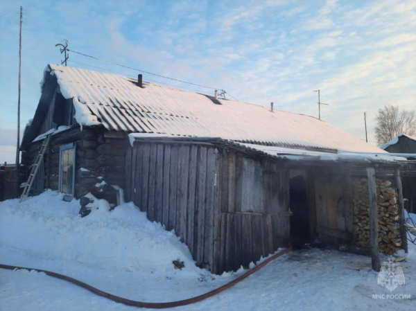 В Абатском районе во время пожара погиб человек