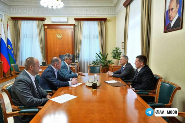 Александр Моор провел рабочую встречу с Алексеем Нечаевым