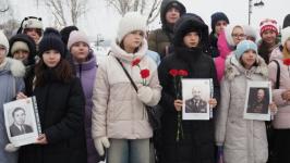 Память героев Сталинградской битвы почтили в Тюмени