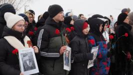 Память героев Сталинградской битвы почтили в Тюмени