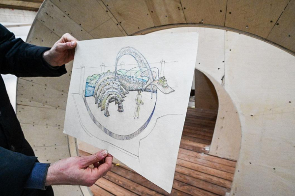 Сказочный портал и Рыба-кит украсят Дом Ершова в Тюмени