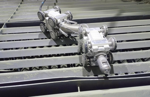 Робота "Тьюбота" применяют на тобольской площадке СИБУРа для обследование трубопроводов 