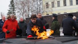 Память героев Сталинградской битвы почтили в Тюмени