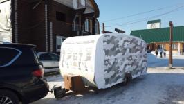 Передвижную баню передали бойцам в зону СВО тюменские моржи