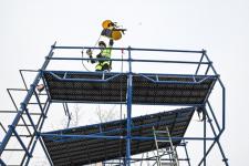 Третий региональный полигон для практики по работе на высоте открыли в Тюмени