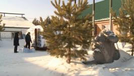 Передвижную баню передали бойцам в зону СВО тюменские моржи