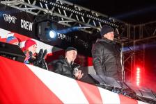 Российские сноубордисты спорят за звание лучших на фестивале "Битва на Туре"