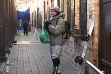 Российские сноубордисты спорят за звание лучших на фестивале "Битва на Туре"