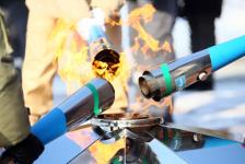 Вечный огонь зажгли в селе Вагай в честь 80-летия Победы 