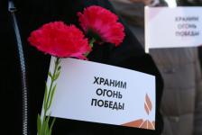 Вечный огонь зажгли в селе Вагай в честь 80-летия Победы 