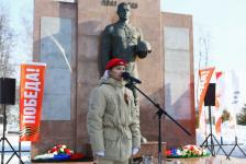 Вечный огонь зажгли в селе Вагай в честь 80-летия Победы 