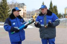 Вечный огонь зажгли в селе Вагай в честь 80-летия Победы 