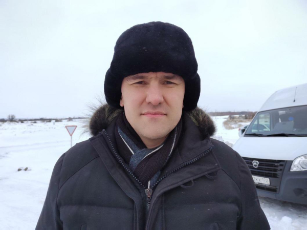 Павел Перевалов проверил ход строительства разрушенного участка дамбы в селе Викулово Павел Перевалов проверил ход строительства разрушенного участка дамбы в селе Викулово