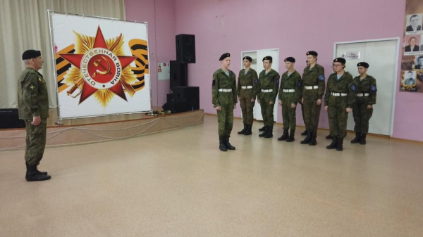 Первый конкурс почетных караулов провели в Тюменском районе в год 80-летия Победы