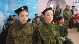 Первый конкурс почетных караулов провели в Тюменском районе в год 80-летия Победы