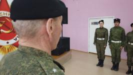 Первый конкурс почетных караулов провели в Тюменском районе в год 80-летия Победы