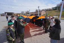 Исторический квест "Знамя Победы" стартовал на набережной Тюмени