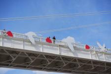 Исторический квест "Знамя Победы" стартовал на набережной Тюмени