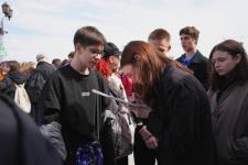 Исторический квест "Знамя Победы" стартовал на набережной Тюмени