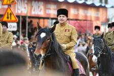 Состоялась генеральная репетиция торжественного прохождения войск Тюменского гарнизона