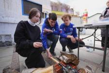 Исторический квест "Знамя Победы" стартовал на набережной Тюмени