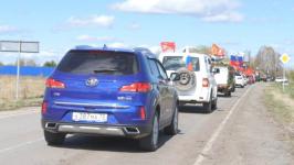 15 машин поучаствовало в акции "Бессмертный автополк" в Тобольском районе