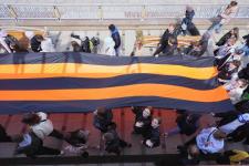 Исторический квест "Знамя Победы" стартовал на набережной Тюмени