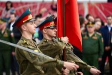 Состоялась генеральная репетиция торжественного прохождения войск Тюменского гарнизона