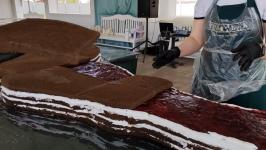 438-сантиметровый торт в виде ключа создают кондитеры в Тобольске