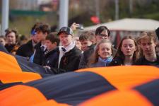 Исторический квест "Знамя Победы" стартовал на набережной Тюмени