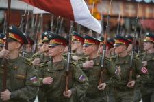 Состоялась генеральная репетиция торжественного прохождения войск Тюменского гарнизона