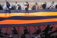 Исторический квест "Знамя Победы" стартовал на набережной Тюмени