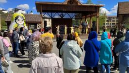 438-сантиметровый торт в виде ключа создают кондитеры в Тобольске