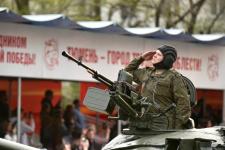 Состоялась генеральная репетиция торжественного прохождения войск Тюменского гарнизона