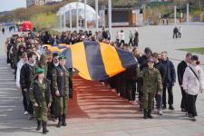 Исторический квест "Знамя Победы" стартовал на набережной Тюмени