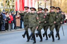 Состоялась репетиция торжественного прохождения войск Тюменского гарнизона Состоялась репетиция торжественного прохождения войск Тюменского гарнизона