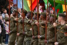 Состоялась генеральная репетиция торжественного прохождения войск Тюменского гарнизона