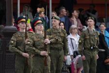 Состоялась генеральная репетиция торжественного прохождения войск Тюменского гарнизона