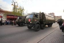 Состоялась генеральная репетиция торжественного прохождения войск Тюменского гарнизона