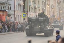 Состоялась генеральная репетиция торжественного прохождения войск Тюменского гарнизона