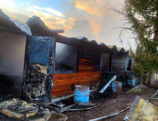 Пожар потушили в СНТ "Надежда" под Тюменью