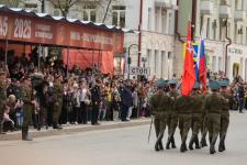Состоялась генеральная репетиция торжественного прохождения войск Тюменского гарнизона
