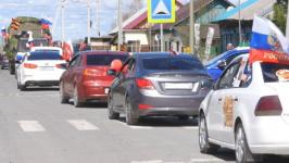 15 машин поучаствовало в акции "Бессмертный автополк" в Тобольском районе